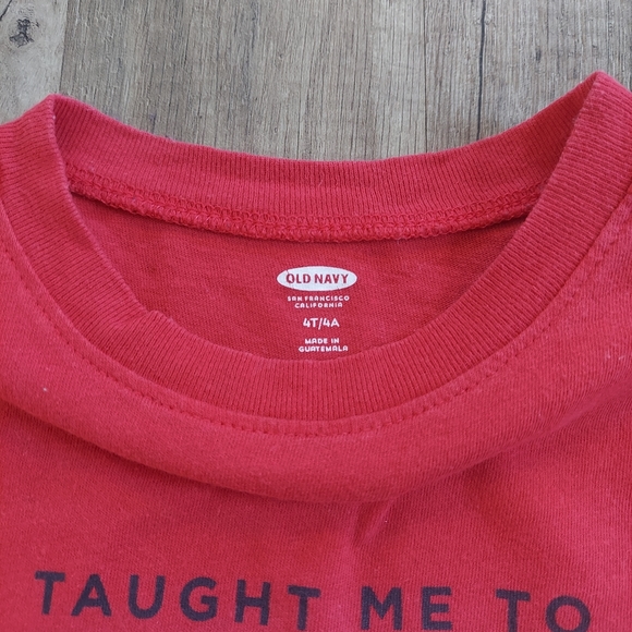 Old Navy Need Space UFO Pizza Brave Strong Long Sleeve Tee Bundle 4T - Picture 9 of 16